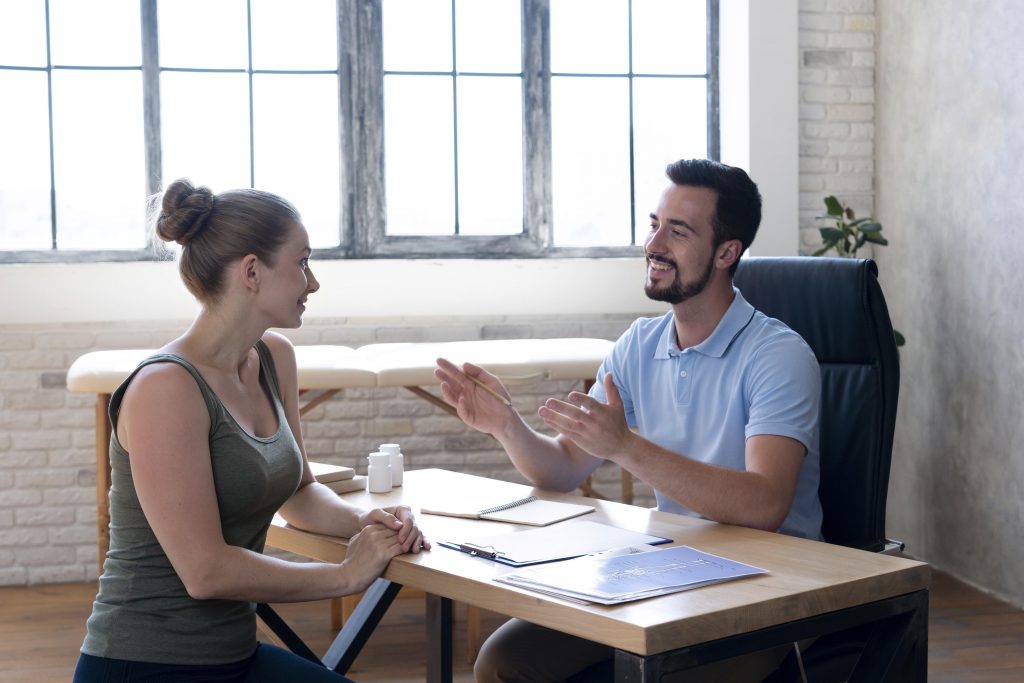 Coaching individuel lors du séminaire bien-être